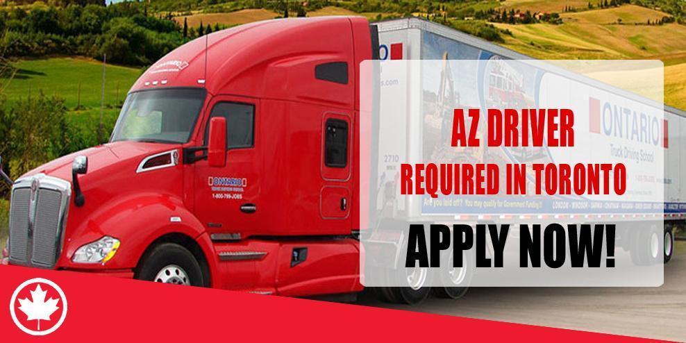 Az driver jobs in vaughan ontario