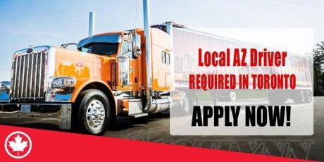 Local AZ Driver REQUIRED IN TORONTO