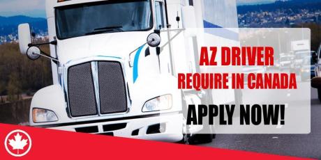 AZ DRIVER REQUIRE IN CANADA