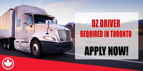DZ DRIVERS REQUIRED IN TORONTO