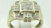 Men's 10K Yellow Gold Diamond Cluster Ring