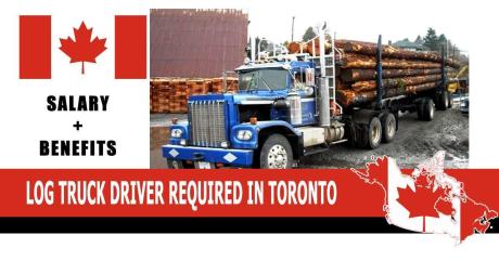 LOG TRUCK DRIVER REQUIRED IN TORONTO