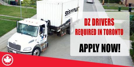 DZ DRIVERS REQUIRED IN TORONTO