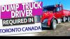 Dump Truck Driver $30/HR All year work, New Truck