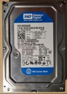 Hard Drive - Western Digitial WD Internal SATA HDD 160GB - Used