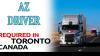 Az drivers, Canada USA yard located in Whitby
