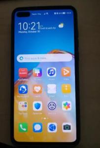 like new unlocked Huawei P40 - dual sim phone in silver