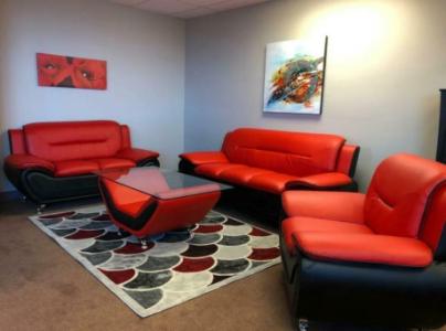 $899 Only. Sofa + Love Seat+ Chair+Glass Coffee Table. Grand Opening Blowout!!! $899.00