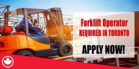 Forklift Operator REQUIRED IN TORONTO