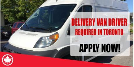 DELIVERY VAN DRIVER REQUIRED IN TORONTO