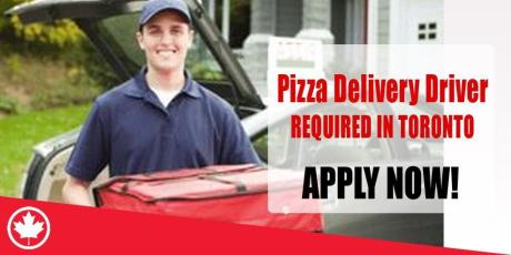 Pizza Delivery Driver REQUIRED IN TORONTO