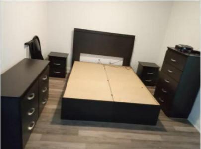 BRAND NEW 5 drawer chest + 2 nightstand deal $299see description