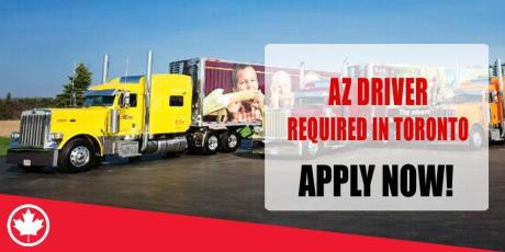 AZ DRIVER REQUIRED IN TORONTO