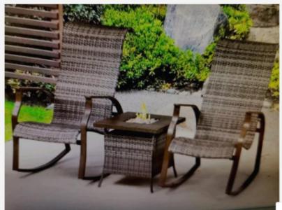 Brand New 3 Piece Bistro Patio Set (wicker)