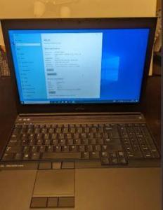 DELL PRECISION M4800 i7 24GB QUADRO 2100 2xSSD DVD 4K LCD