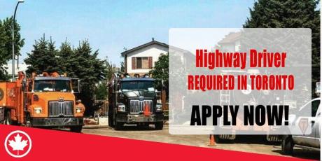 Highway Driver REQUIRED IN TORONTO
