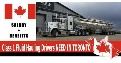Class 1 Fluid Hauling Drivers NEED IN TORONTO