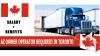 AZ OWNER OPERATOR REQUIRE IN TORONTO