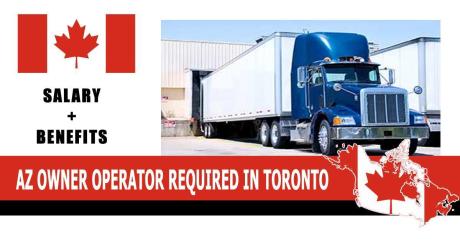 AZ OWNER OPERATOR REQUIRE IN TORONTO