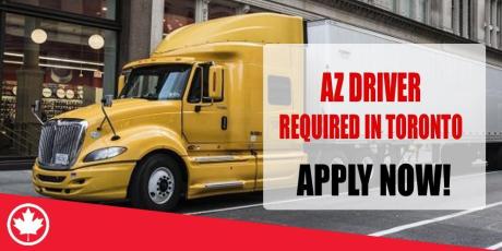 AZ DRIVER REQUIRE IN TORONTO