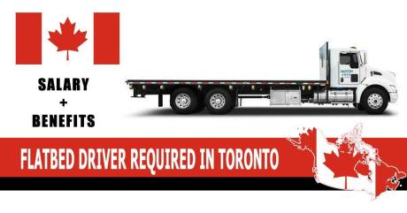 FLATBED DRIVER REQUIRED IN TORONTO