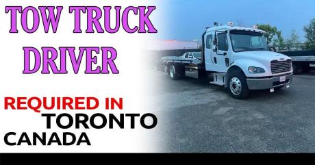 Tow truck driver flatbed driver