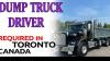 Dump truck driver needed for manual truck GREAT PAY