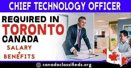 CHIEF TECHNOLOGY OFFICER REQUIRED IN TORONTO