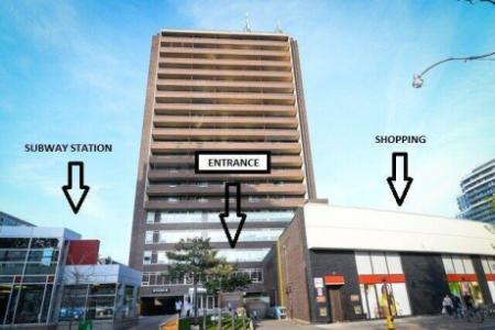 Free Rent! Condo Finishes, 1 plus Den, with AC