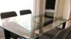 Glass dining table