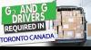 Need G2 and G drivers for Morning shift