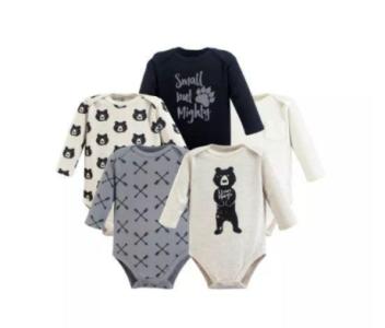 NEW 9 month (9-12) bodysuits - Uni***, Cotton (Yoga Sprouts)