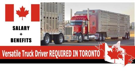 Versatile Truck Driver REQUIRED IN TORONTO