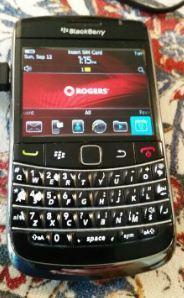 Blackberry 9700 Used - Good condition with charger