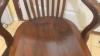 Solid Wood swivel office chair with wheels