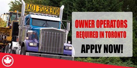OWNER OPERATORS REQUIRED IN DUBAI