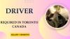 Driver Required in Toronto