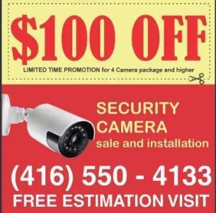 SECURITY CAMERA INSTALLATION