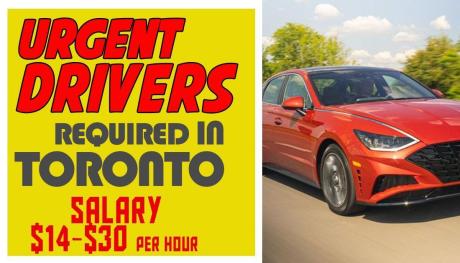 URGENT DRIVERS REQUIRED IN TORONTO