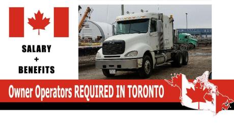 Owner Operators REQUIRED IN TORONTO