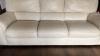 faux leather couch