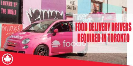 FOOD DELIVERY DRIVERS REQUIRED IN TORONTO