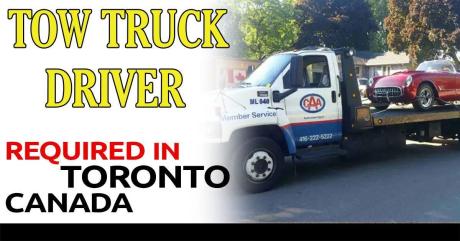 Tow truck driver. Flatbed CAA Mississauga