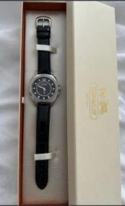 Coach leather boyfriend watch
