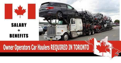 Owner Operators Car Haulers REQUIRED IN TORONTO