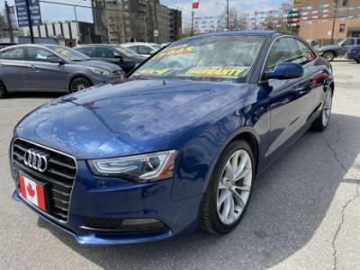 2013 Audi A5 QUATTRO TECHNIK AWD BLUETOOTH NAVI CAMERA LOADED....LOW KMS. $17,500.00+ taxes