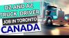 Need DZ OR AZ truck Driver in Halifax