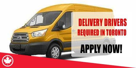 DELIVERY DRIVERS REQUIRED IN TORONTO