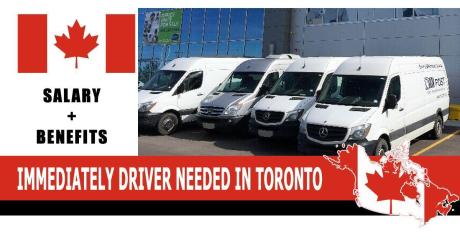 IMMEDIATELY DRIVER NEEDED IN TORONTO