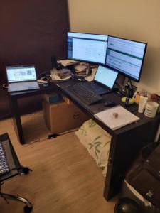 IKEA MALM Pull out table for sale